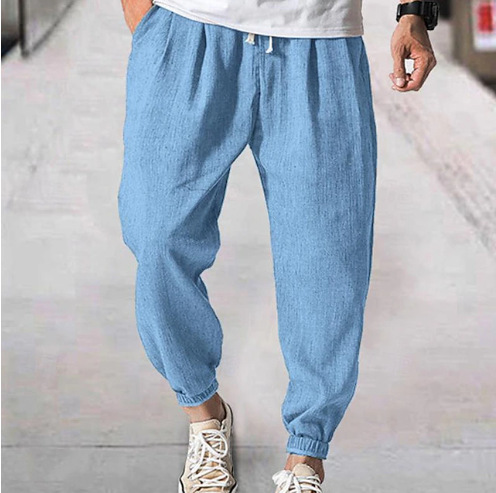 Casual Fashion Loose Men's Summer Ankle Banded Pants - Image 4