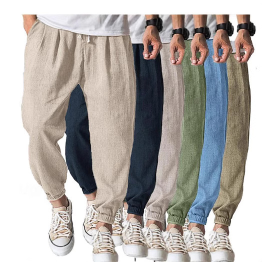 Casual Fashion Loose Men's Summer Ankle Banded Pants - Image 7