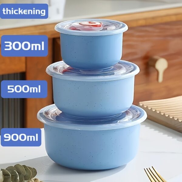 3pcs Lightweight Wheat Straw Bowl For Food Storage Cereal Desserts, Reusable Cutlery, Can Be Used As Fruit Snack Container - Image 6