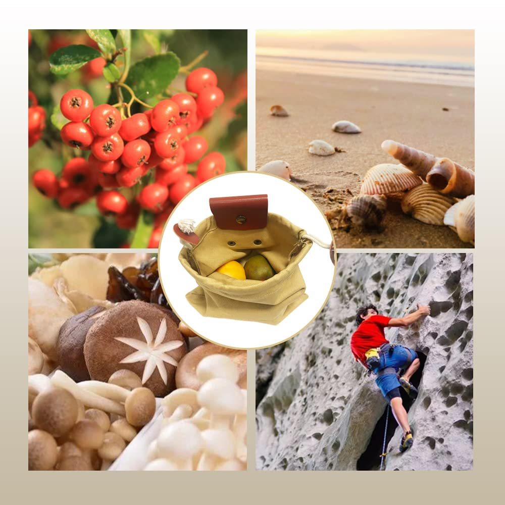 Outdoor Picking Multifunctional Bag, Hanging Waist Kit, Waist Strap Bag, Folding Canvas Kit Canvas Fruit Harvest Pouch For Jungle Camping Hiking Hunting, Foldable - Image 9