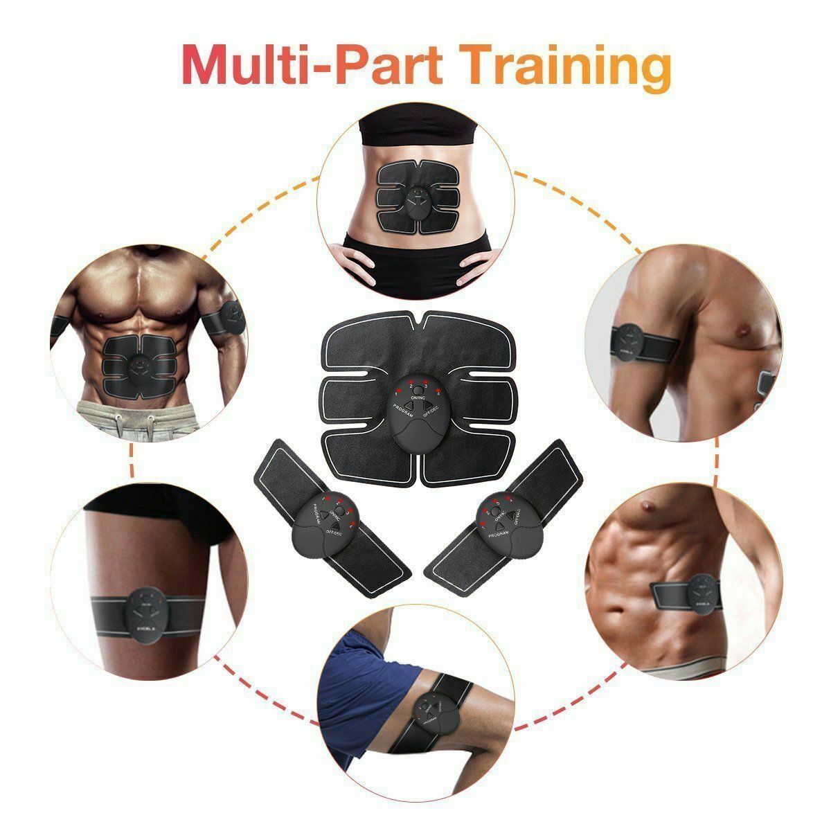 Electric Muscle Toner Machine ABS Toning Belt Simulation Fat Burner Belly Shaper - Image 10