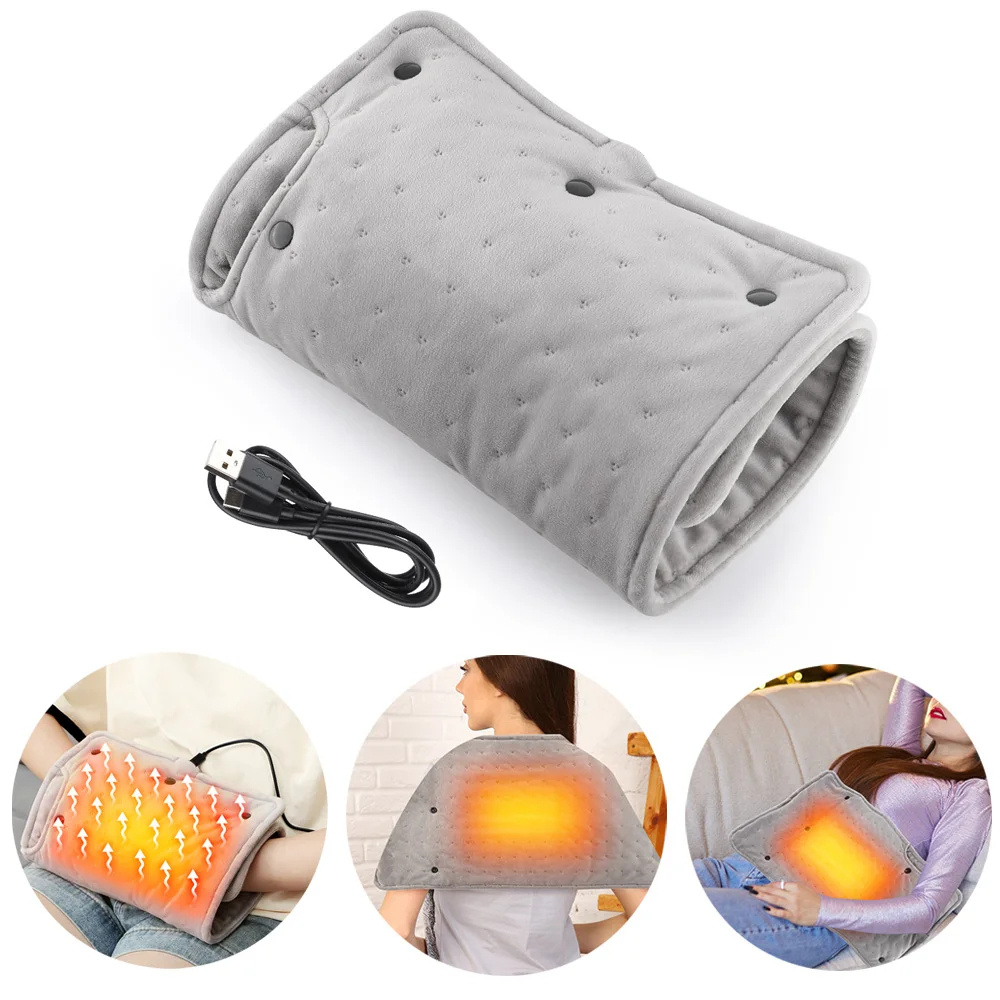 Electric Heating Pad Hand Warmer Heating Muff For Hands USB Plug In Muff Heated Hand Warmer Electric Winter Autumn Keeps Hands Warm Portable Warm Winter Hand Heater For Home Room Warming Blanket - Image 6