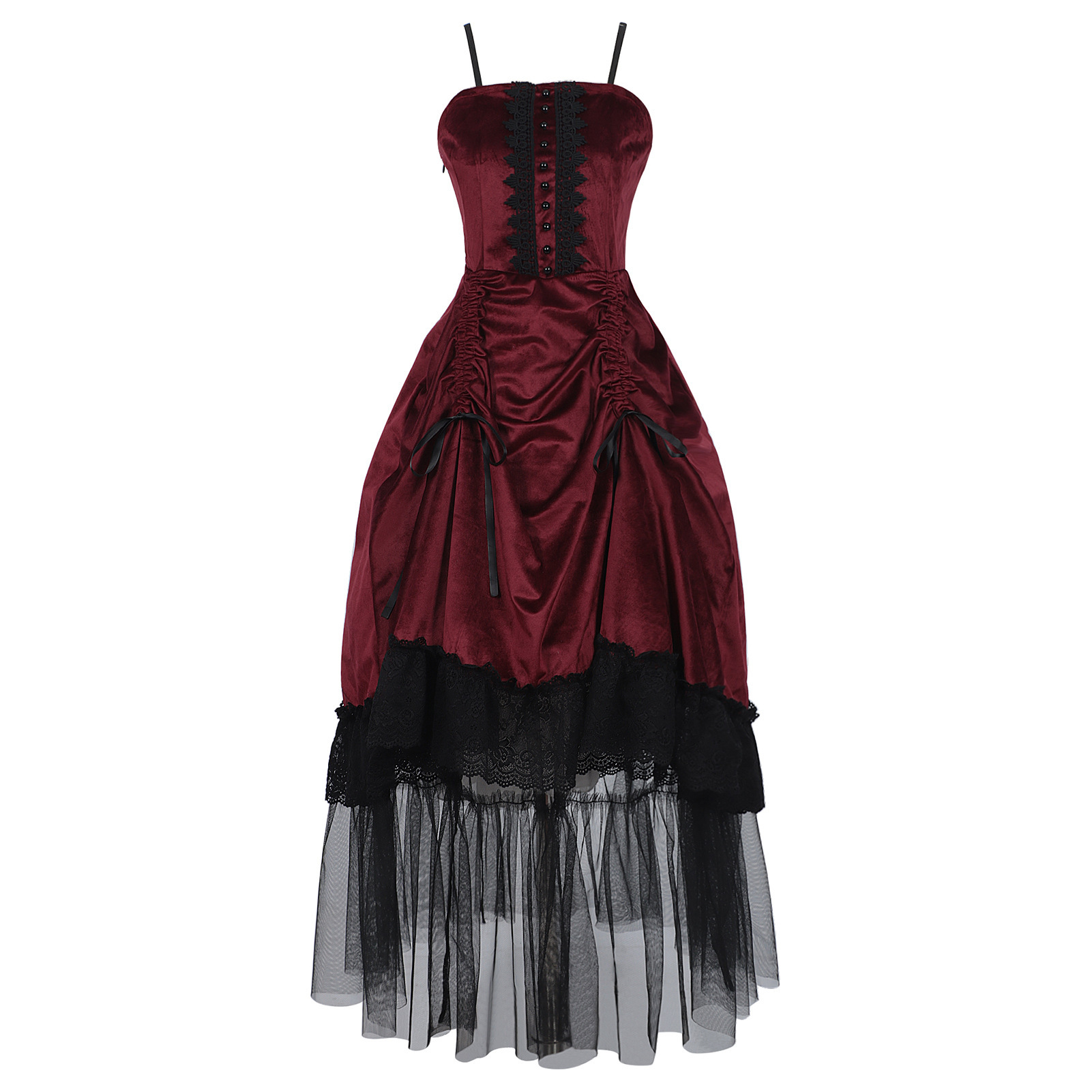 Vampire Dark Gothic Witch Stage Cosplay Party Clothes - Image 2