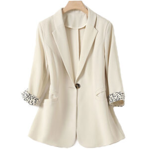 The New Summer Korean Style Slim Slimming One-button Suit Jacket