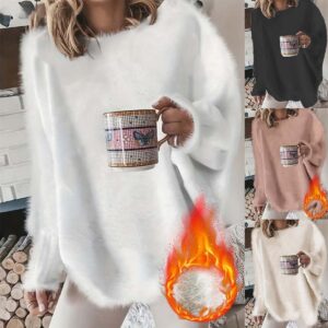 Crew-neck Batwing Sleeve Loose Casual Plus Size Women's Clothing Knitted Pullover Top