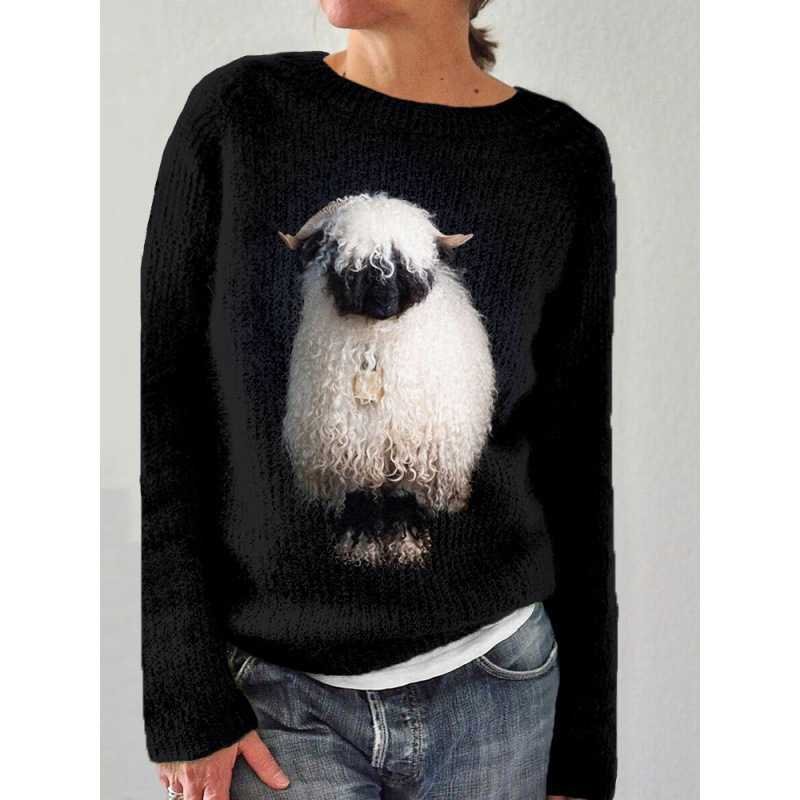 Women's Sweater Pattern Pullover Casual - Image 10
