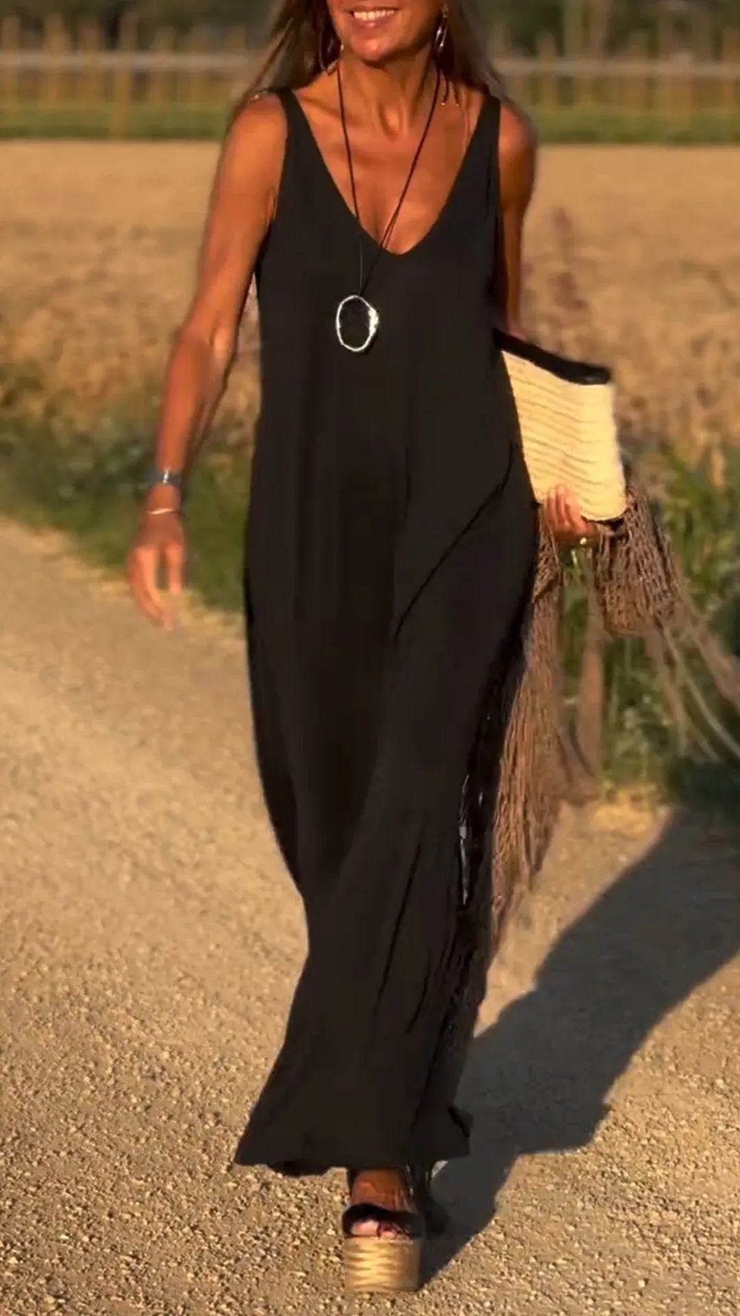 Female Sexy Trend V-neck Strap Dress - Image 5