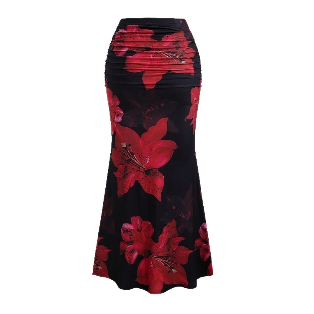 A- Line Skirt Leisure Vacation Long Women's Clothing - Image 8