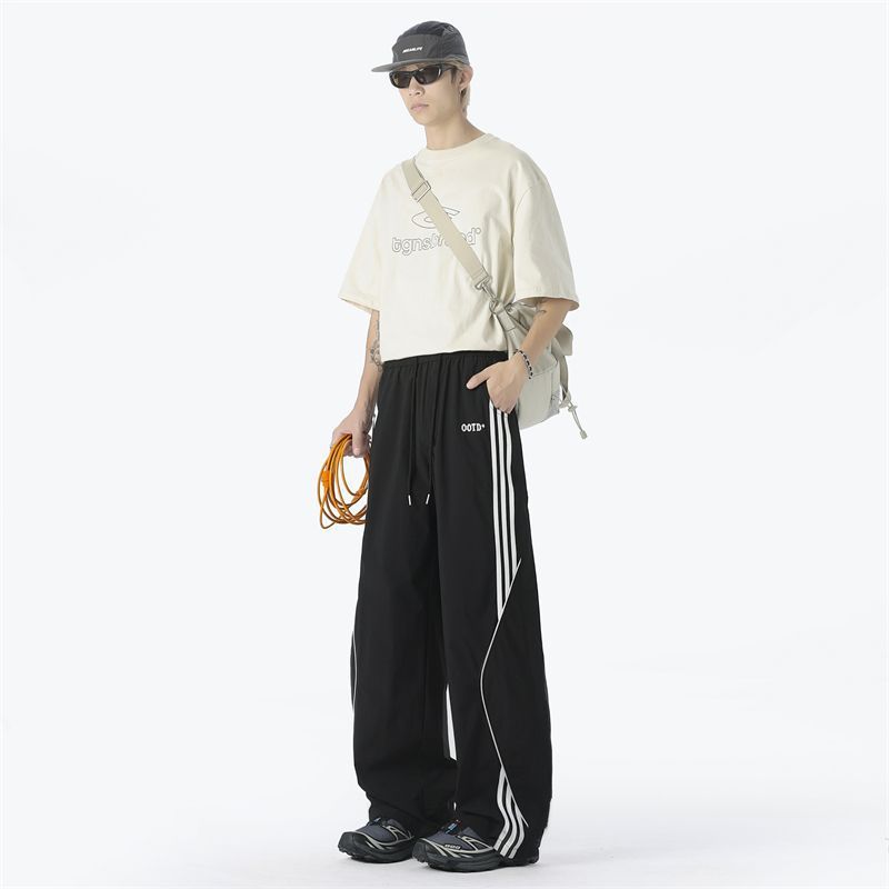 Thin Ice Silk Outdoor Work Clothes Straight Casual Pants - Image 4