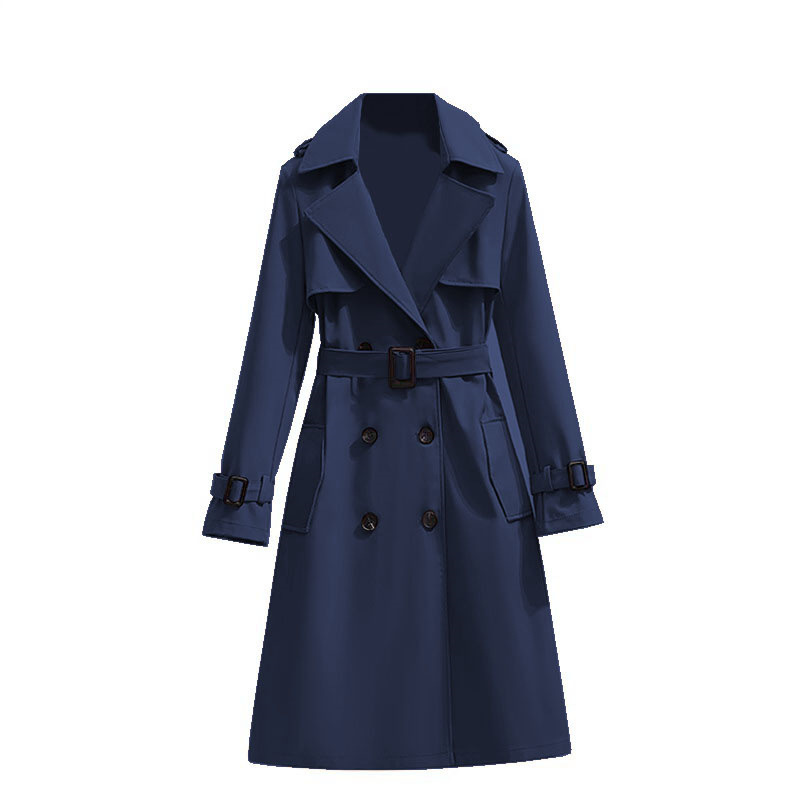 Mid-length Temperament Casual Trench Coat - Image 9