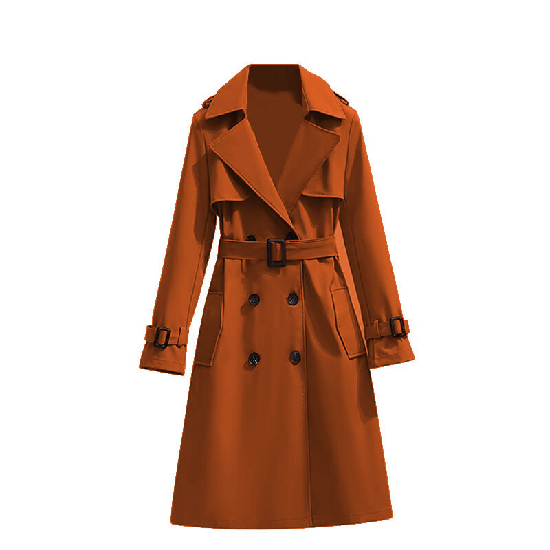 Mid-length Temperament Casual Trench Coat - Image 7