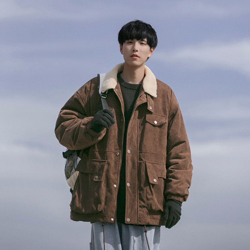 Retro Fashion Brand Boys Workwear Cotton Coat Tide