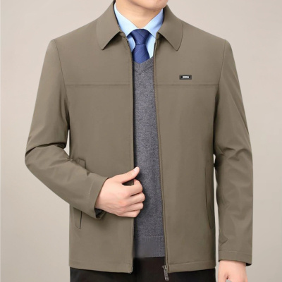 New Spring And Autumn Men's Coat Middle-aged And Elderly Jacket - Image 6