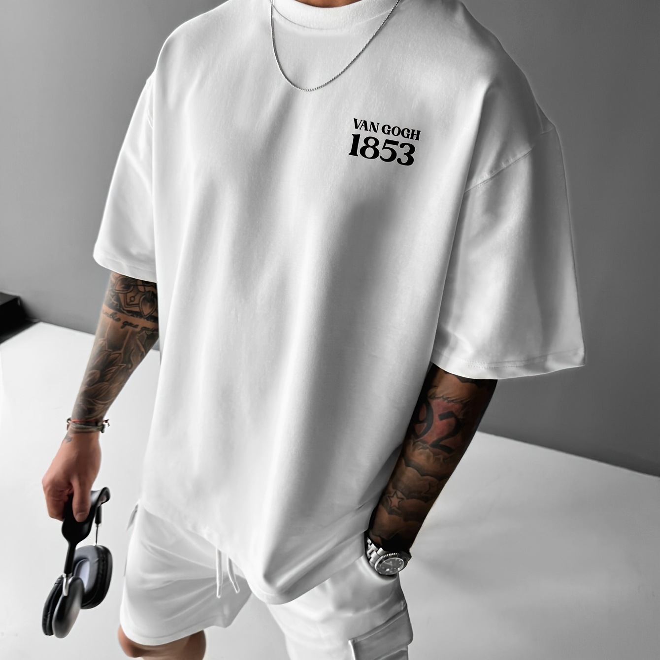 Printed Round Neck Short Sleeve T-shirt Cartoon - Image 2