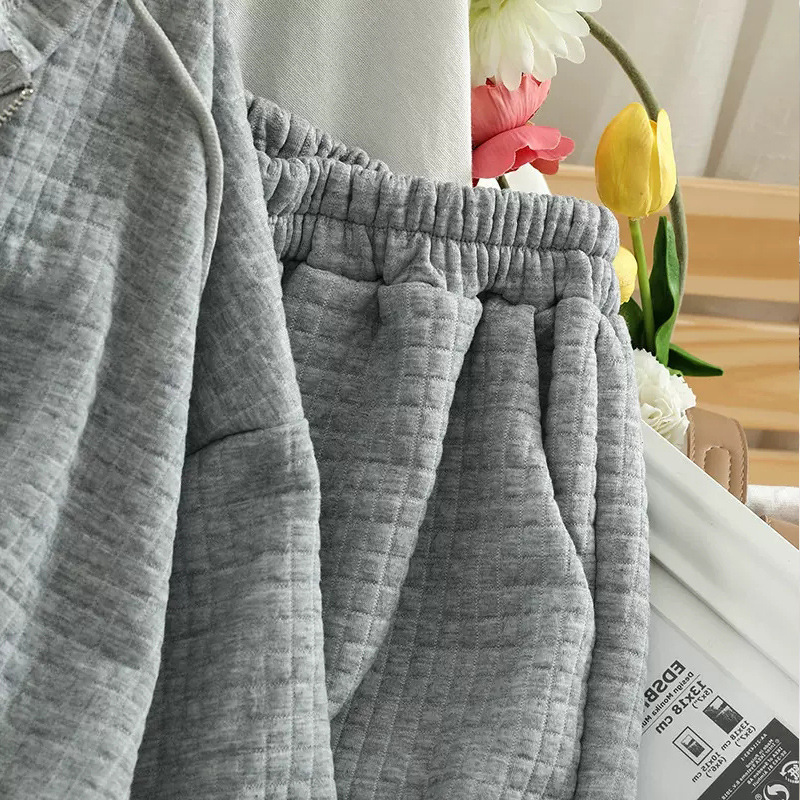 Hooded Cardigan Zipper Sports Three-piece Suit - Image 5