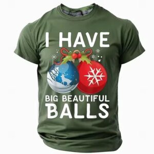 Christmas Style Men's T-shirt 3D Digital Printing